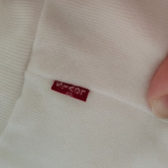 Levi's White Hoodies Printed Sparkled Size L - Picture 9 of 9
